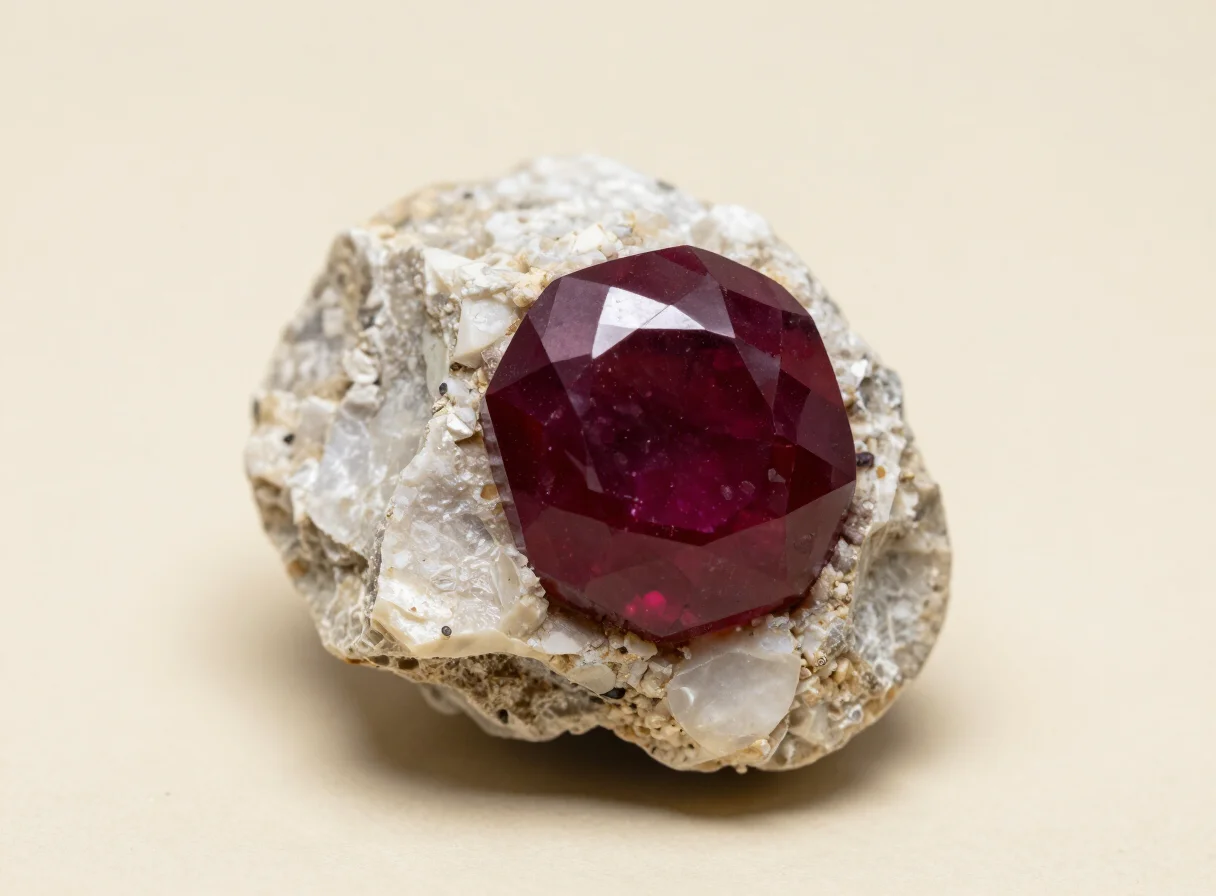 Illustrative rough ruby specimen