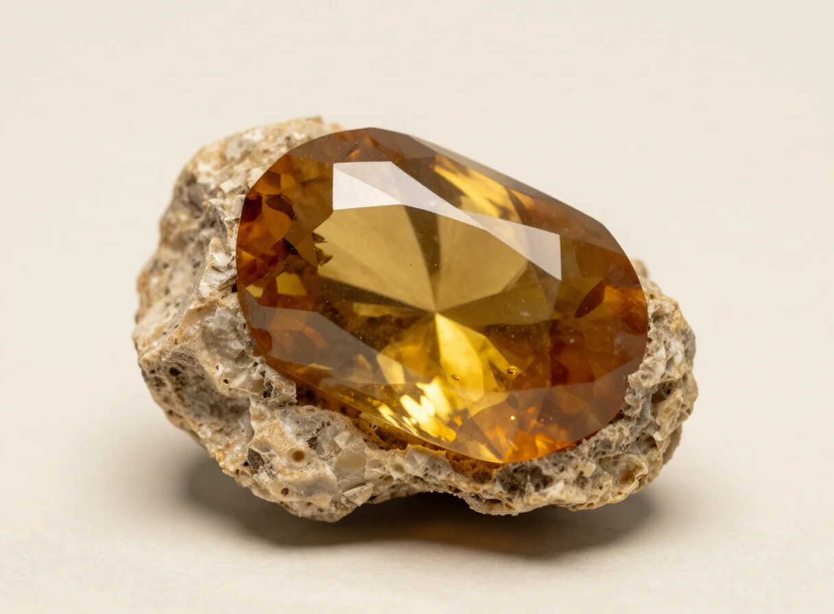 Illustrative rough topaz specimen