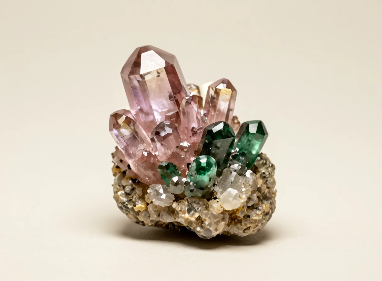 Illustrative rough tourmaline specimen
